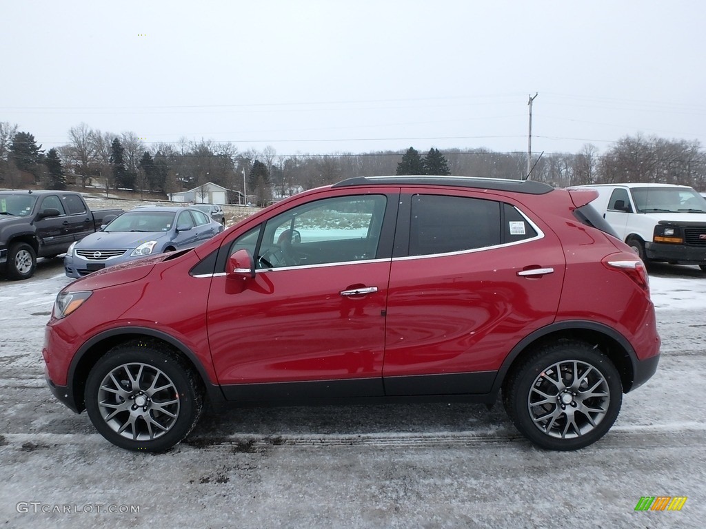 Winterberry Red Metallic 2019 Buick Encore Sport Touring AWD Exterior Photo #131702629