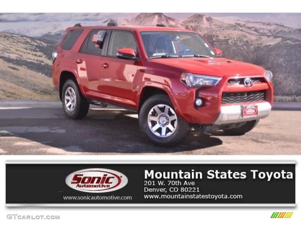 2015 4Runner Trail Premium 4x4 - Barcelona Red Metallic / Black photo #1