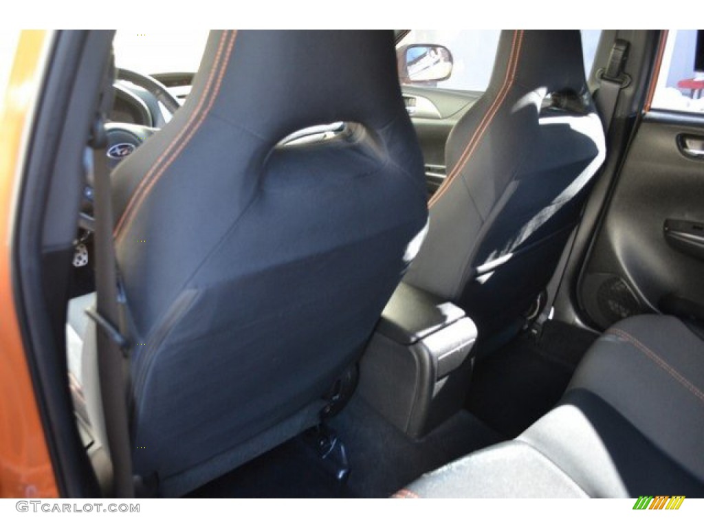 2013 Impreza WRX Premium 4 Door - Tangerine Orange Pearl / WRX Carbon Black photo #20
