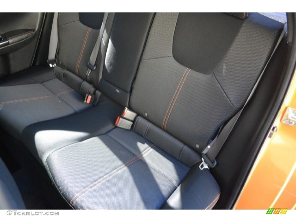 2013 Impreza WRX Premium 4 Door - Tangerine Orange Pearl / WRX Carbon Black photo #22