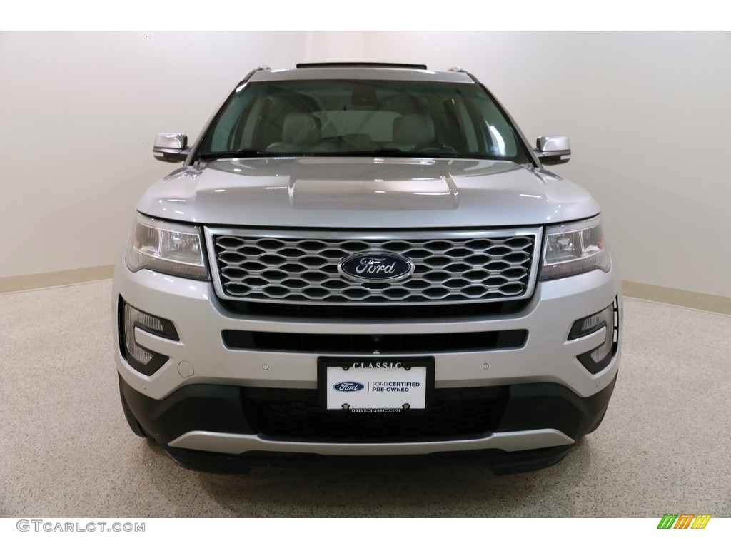 2017 Explorer Platinum 4WD - Ingot Silver / Medium Soft Ceramic photo #2