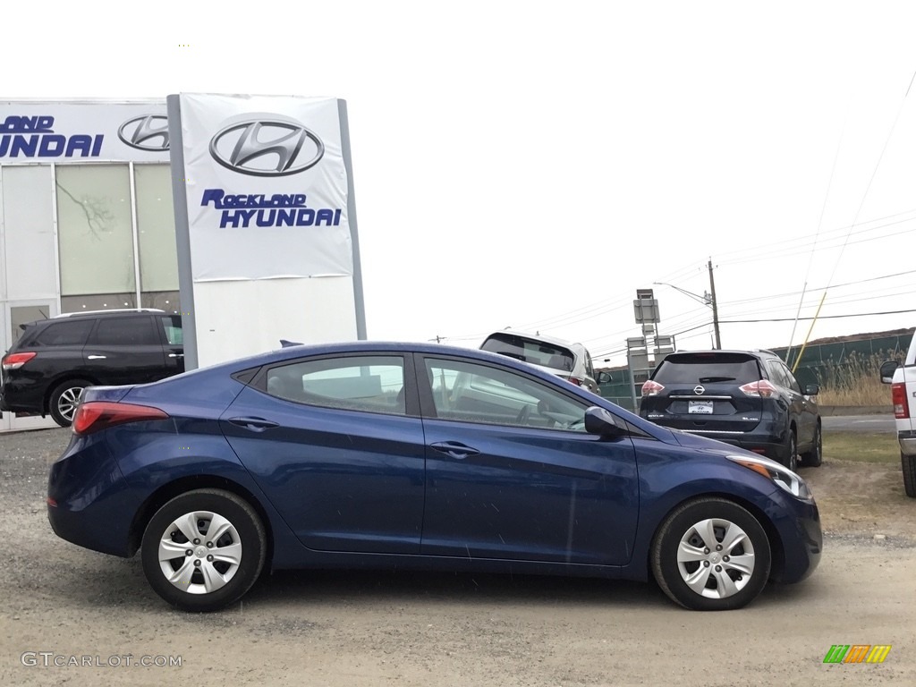 2016 Elantra SE - Blue / Gray photo #3
