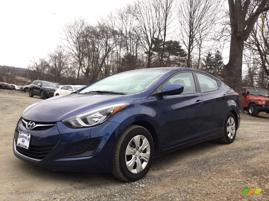 2016 Elantra SE - Blue / Gray photo #7