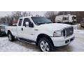 Oxford White Clearcoat - F250 Super Duty Lariat SuperCab 4x4 Photo No. 21