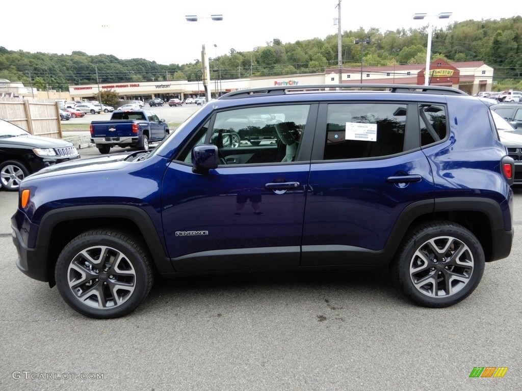 2018 Renegade Latitude 4x4 - Jetset Blue / Black photo #2