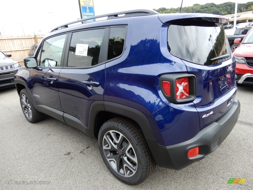 2018 Renegade Latitude 4x4 - Jetset Blue / Black photo #3