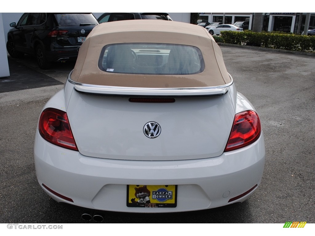 2013 Beetle 2.5L Convertible - Candy White / Beige photo #7