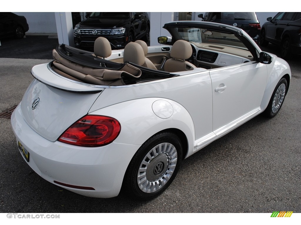 2013 Beetle 2.5L Convertible - Candy White / Beige photo #12