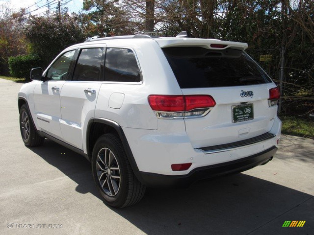 2018 Grand Cherokee Limited - Bright White / Black/Light Frost Beige photo #2
