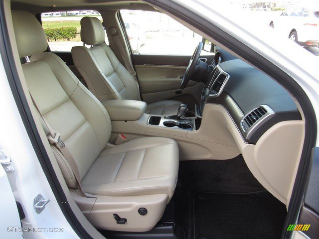 2018 Grand Cherokee Limited - Bright White / Black/Light Frost Beige photo #3