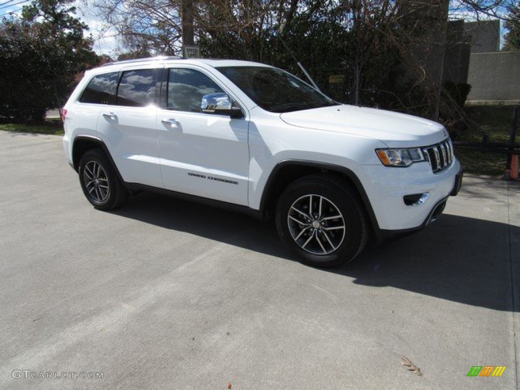 2018 Grand Cherokee Limited - Bright White / Black/Light Frost Beige photo #6