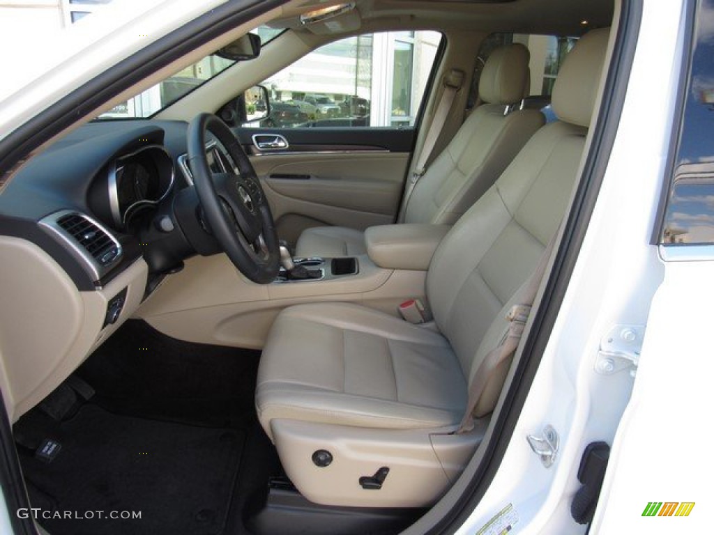 2018 Grand Cherokee Limited - Bright White / Black/Light Frost Beige photo #14