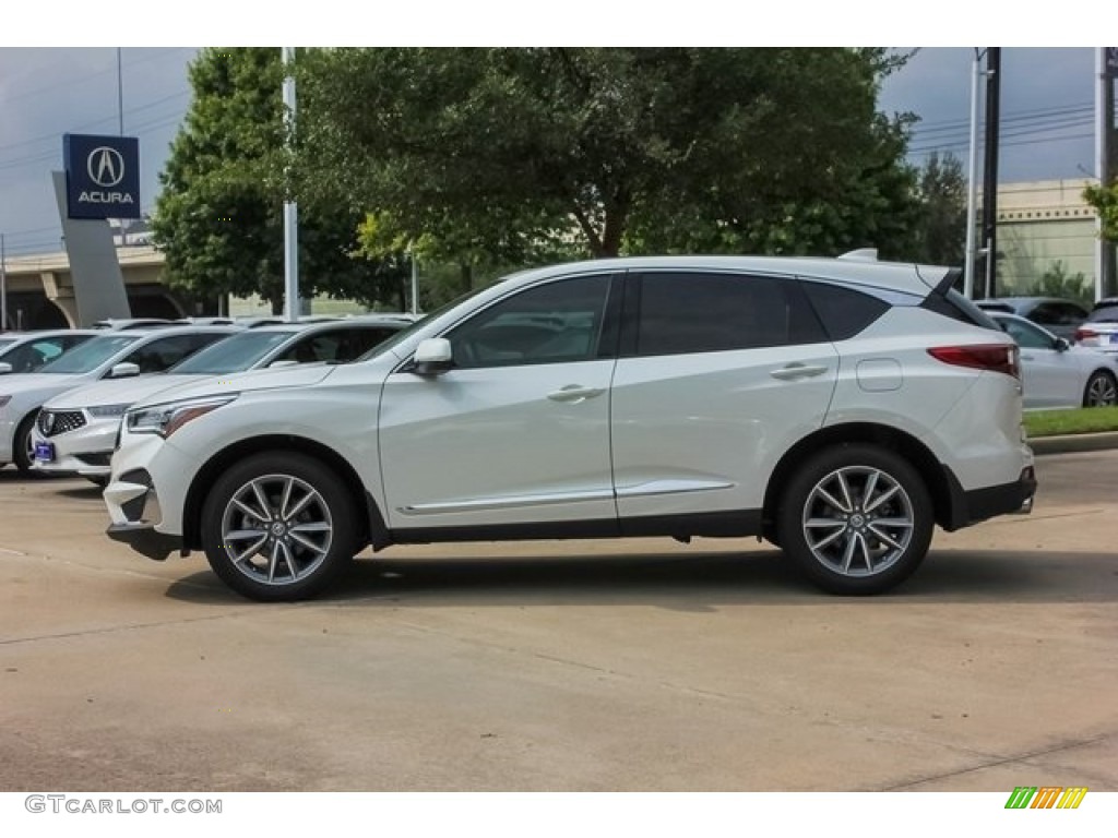 White Diamond Pearl 2019 Acura RDX Technology AWD Exterior Photo #131711448