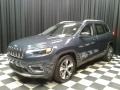 2019 Blue Shade Pearl Jeep Cherokee Limited  photo #2