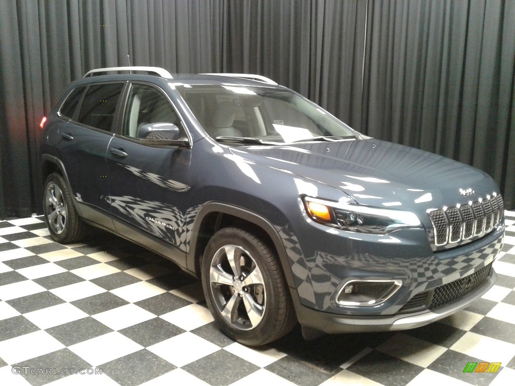 Blue Shade Pearl 2019 Jeep Cherokee Limited Exterior Photo #131711861