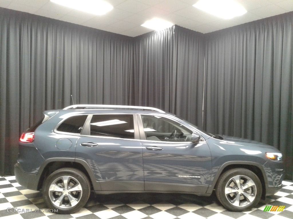 Blue Shade Pearl 2019 Jeep Cherokee Limited Exterior Photo #131711897