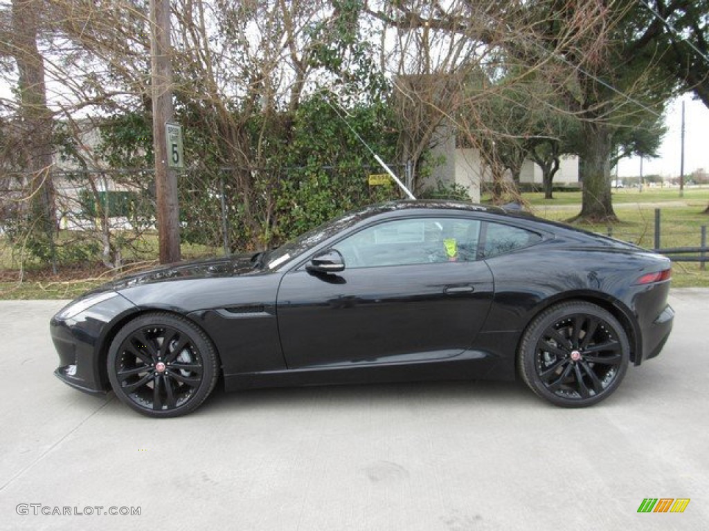 Santorini Black Metallic 2019 Jaguar F-Type Coupe Exterior Photo #131712674