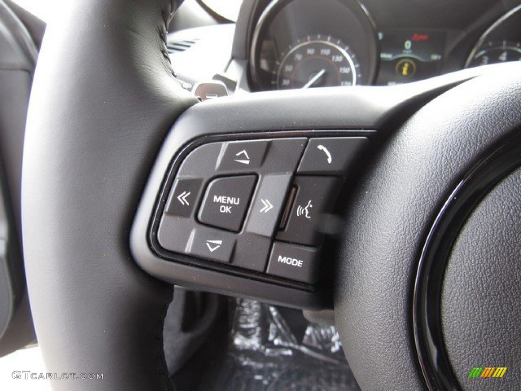 2019 Jaguar F-Type Coupe Ebony Steering Wheel Photo #131712932