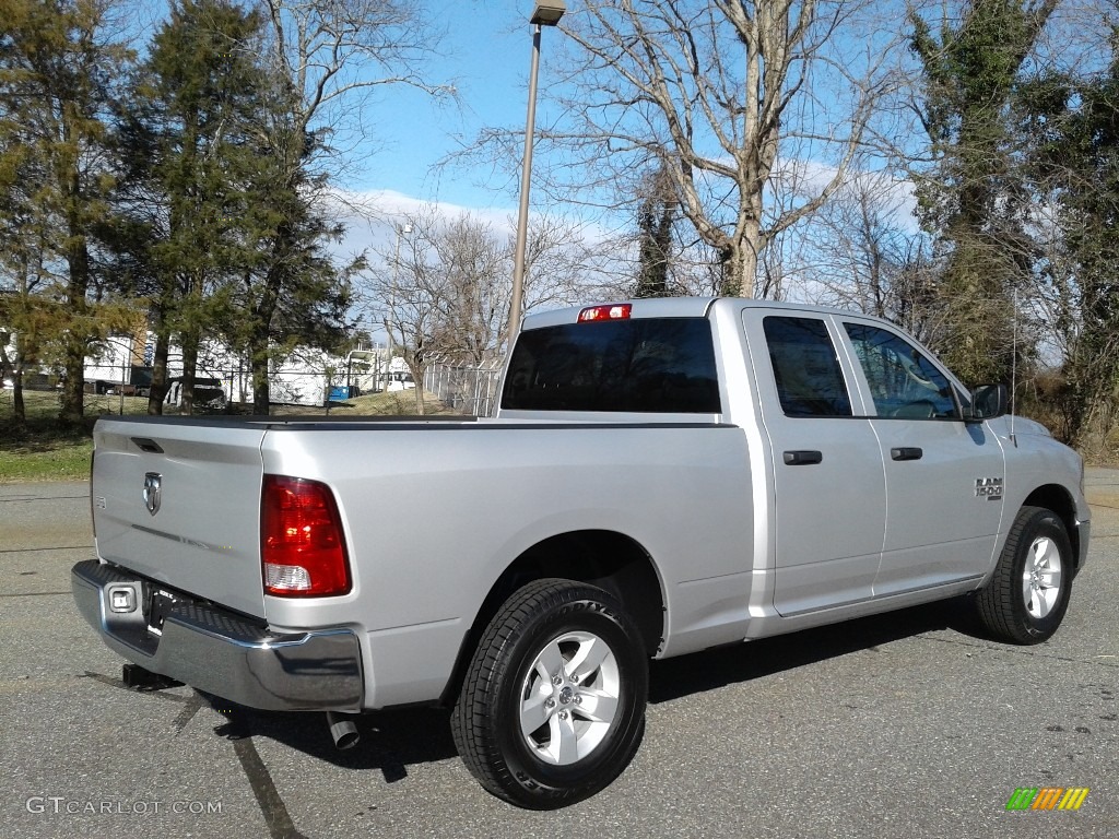 2019 1500 Classic Tradesman Quad Cab - Bright Silver Metallic / Black/Diesel Gray photo #6