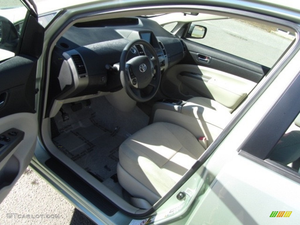 2006 Prius Hybrid - Silver Pine Mica / Beige photo #16
