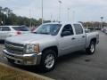 Silver Ice Metallic 2012 Chevrolet Silverado 1500 LT Crew Cab 4x4
