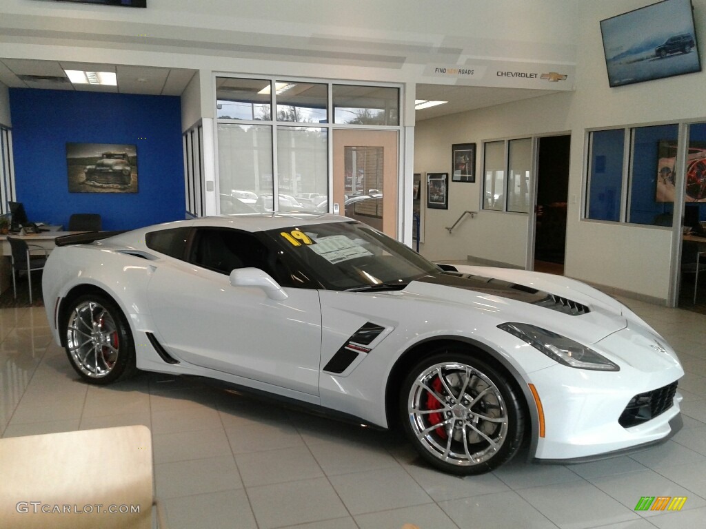 2019 Corvette Grand Sport Coupe - Ceramic Matrix Gray Metallic / Black photo #7