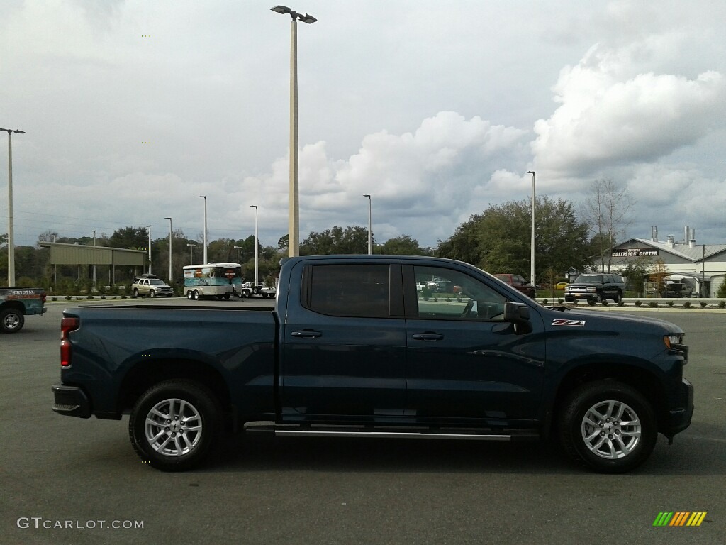 2019 Silverado 1500 RST Crew Cab 4WD - Northsky Blue Metallic / Jet Black photo #6