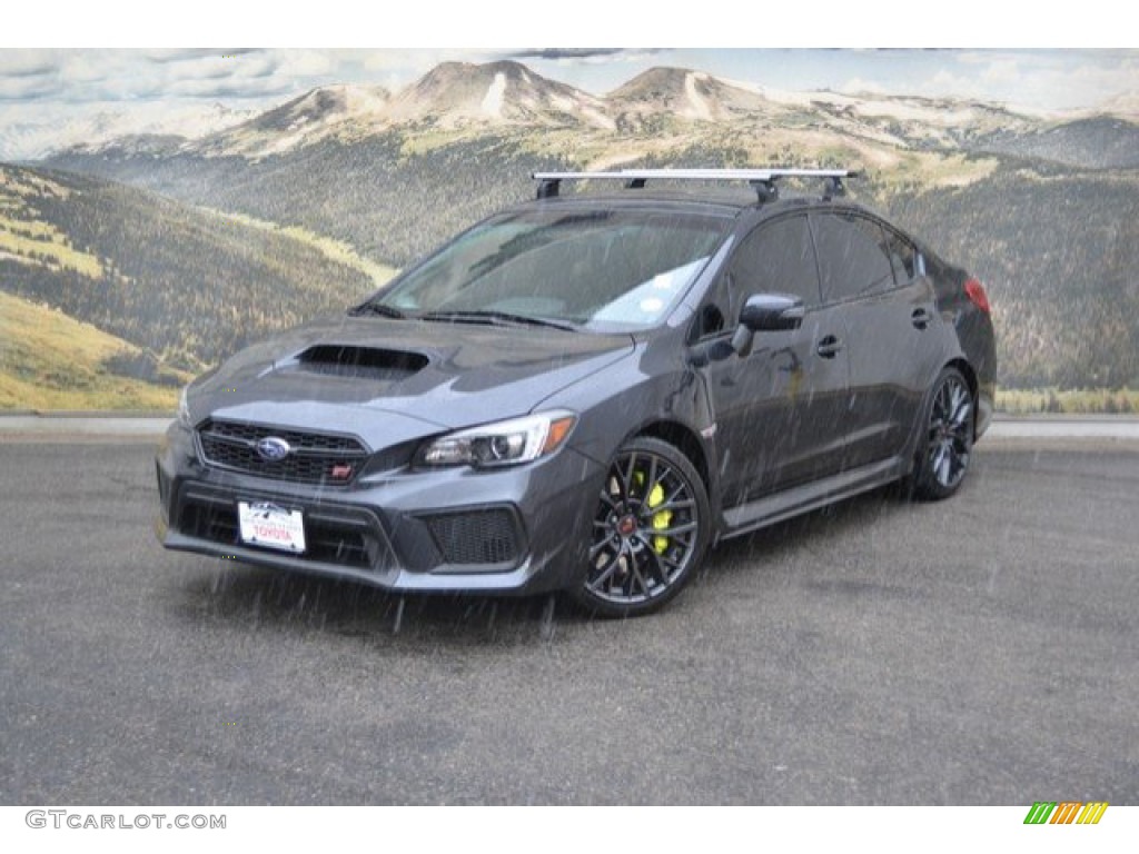 Dark Gray Metallic 2018 Subaru WRX STI Limited Exterior Photo #131725164