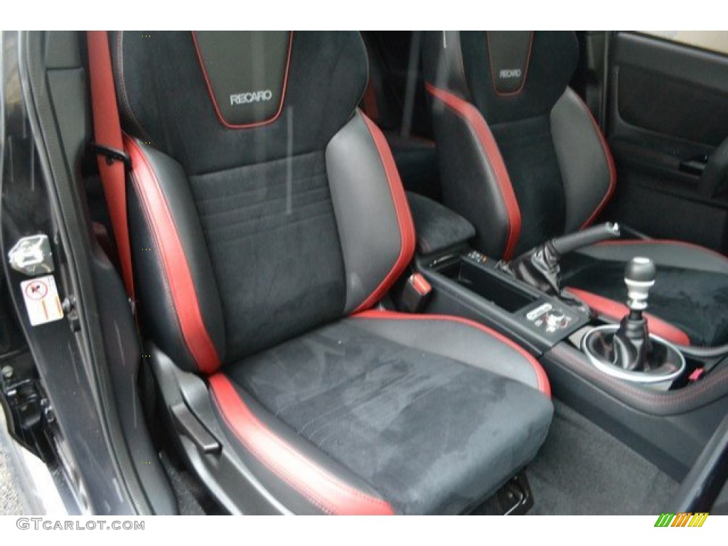 Carbon Black Interior 2018 Subaru WRX STI Limited Photo #131725452