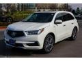 White Diamond Pearl 2019 Acura MDX Sport Hybrid SH-AWD Exterior