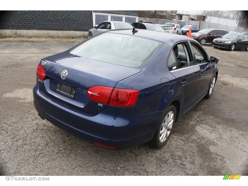 2014 Jetta SE Sedan - Tempest Blue Metallic / Titan Black photo #6