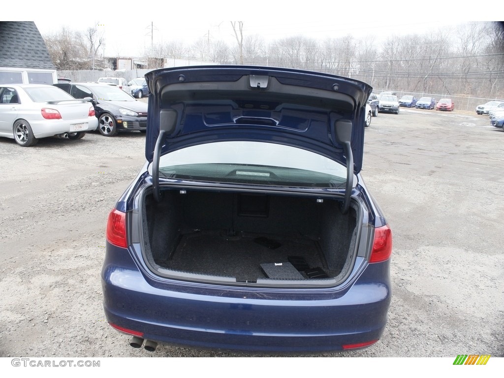 2014 Jetta SE Sedan - Tempest Blue Metallic / Titan Black photo #8