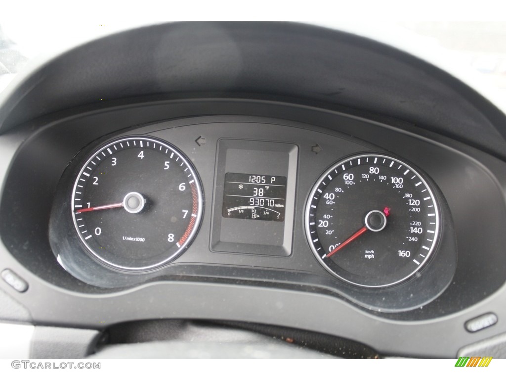 2014 Jetta SE Sedan - Tempest Blue Metallic / Titan Black photo #12