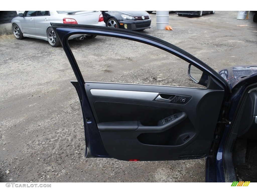 2014 Jetta SE Sedan - Tempest Blue Metallic / Titan Black photo #15