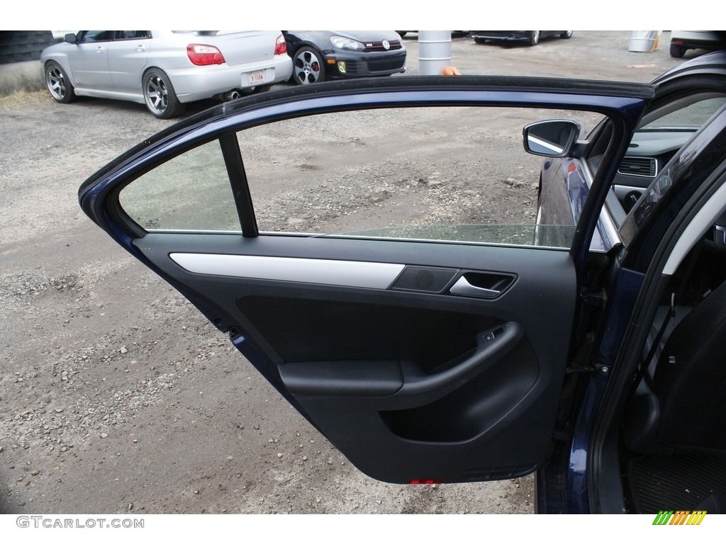 2014 Jetta SE Sedan - Tempest Blue Metallic / Titan Black photo #16