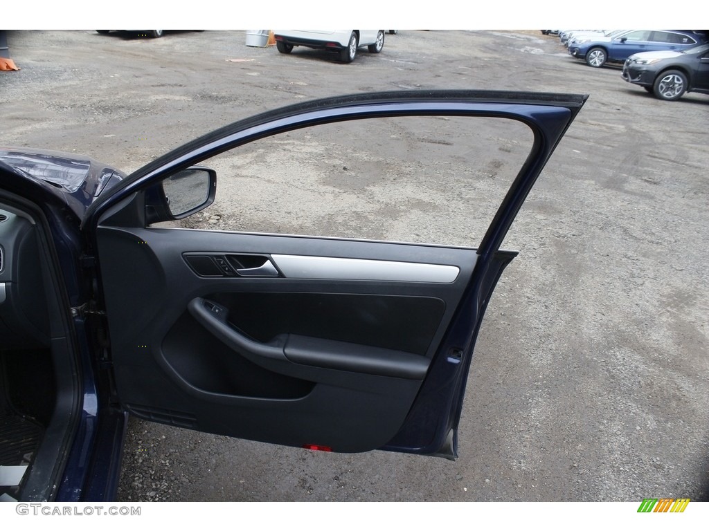 2014 Jetta SE Sedan - Tempest Blue Metallic / Titan Black photo #18