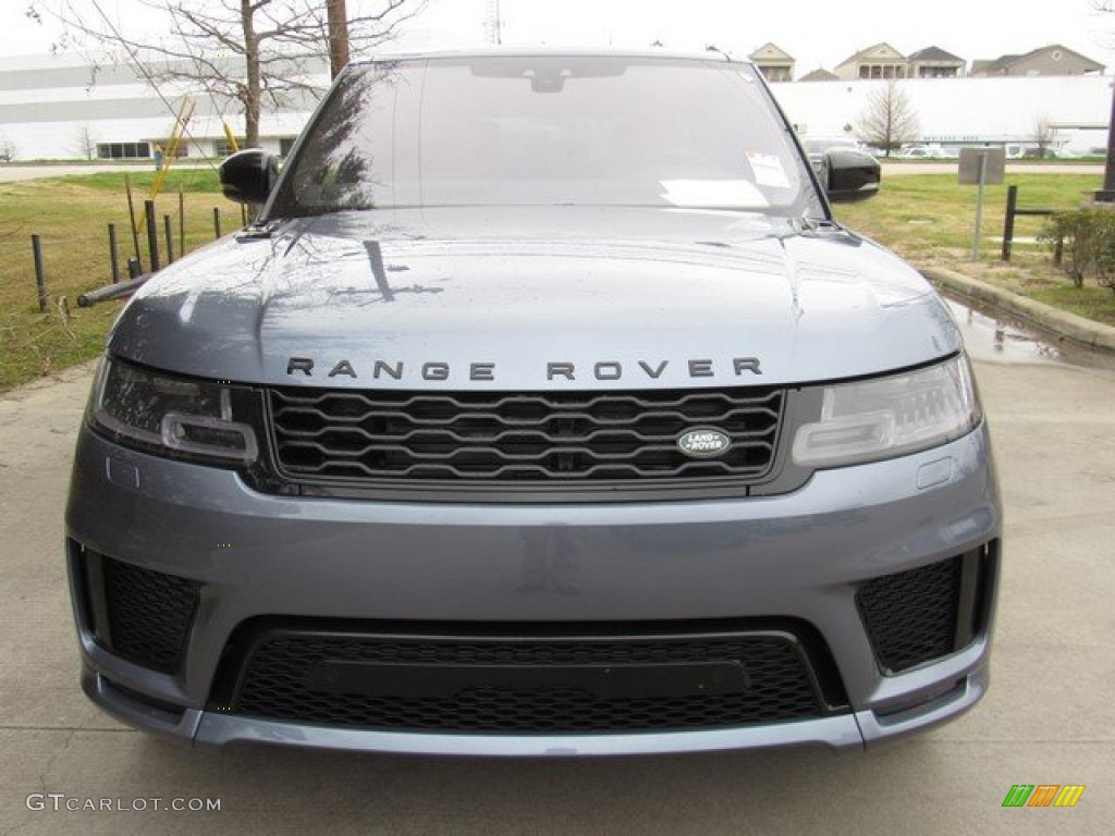 2019 Range Rover Sport HSE Dynamic - Byron Blue Metallic / Ebony/Vintage Tan photo #9