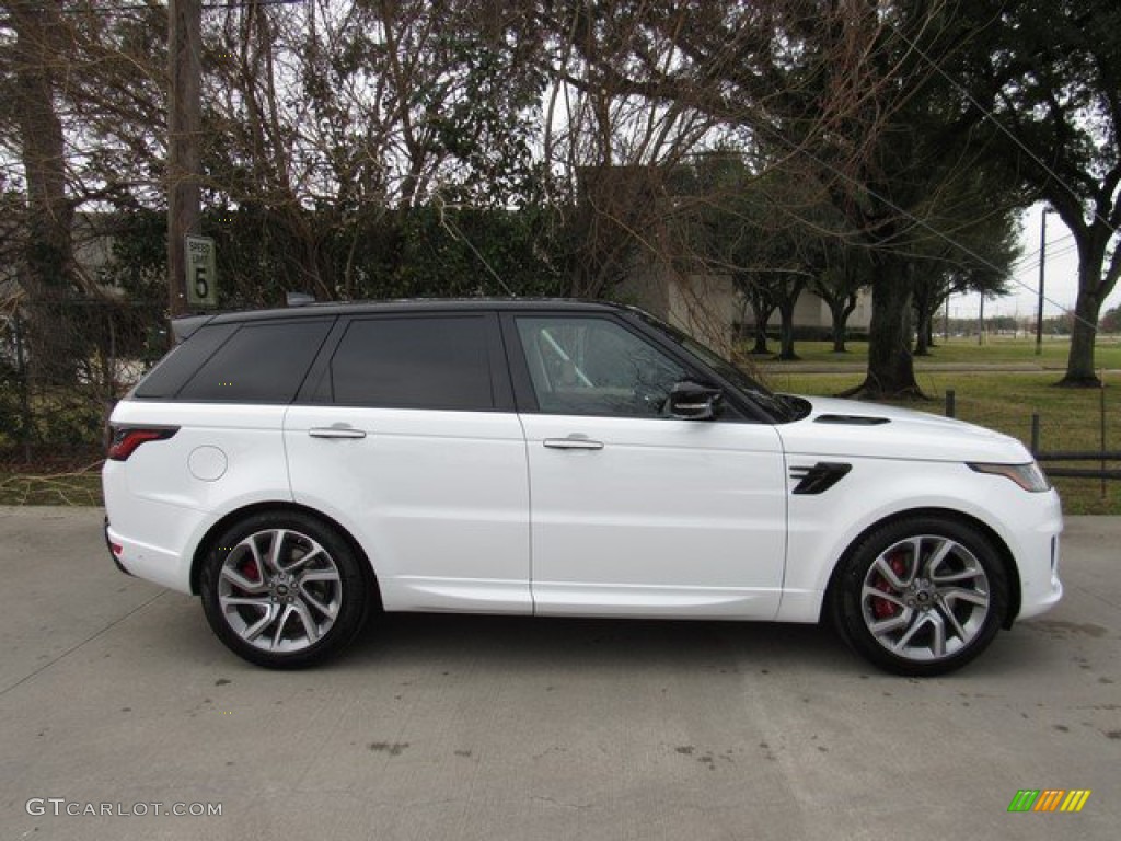 Fuji White 2019 Land Rover Range Rover Sport Autobiography Dynamic Exterior Photo #131730875