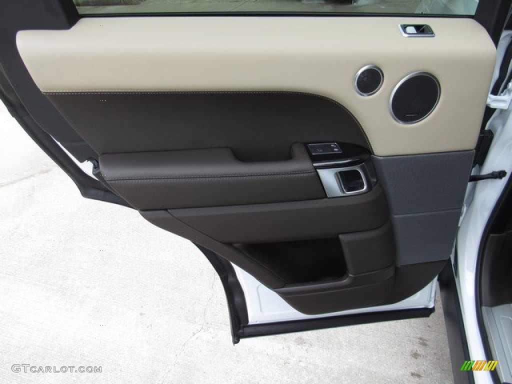 2019 Land Rover Range Rover Sport Autobiography Dynamic Espresso/Almond Door Panel Photo #131731013