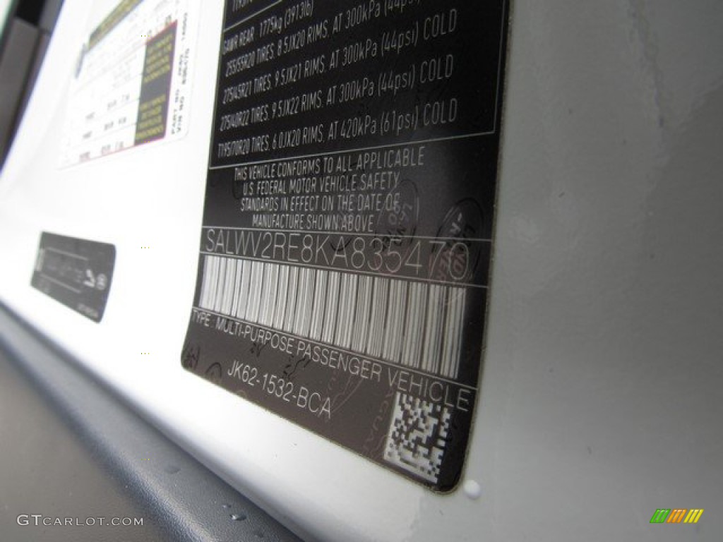 2019 Range Rover Sport Autobiography Dynamic - Fuji White / Espresso/Almond photo #38