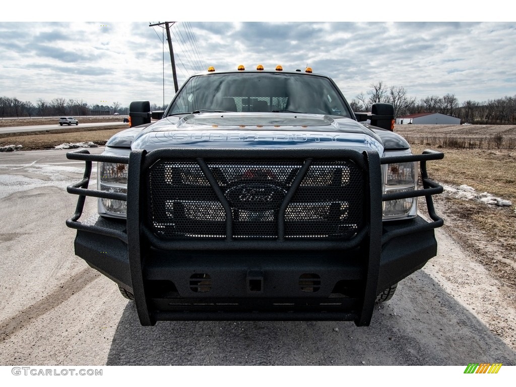 2014 F250 Super Duty XLT Crew Cab 4x4 - Green Gem Metallic / Adobe photo #9