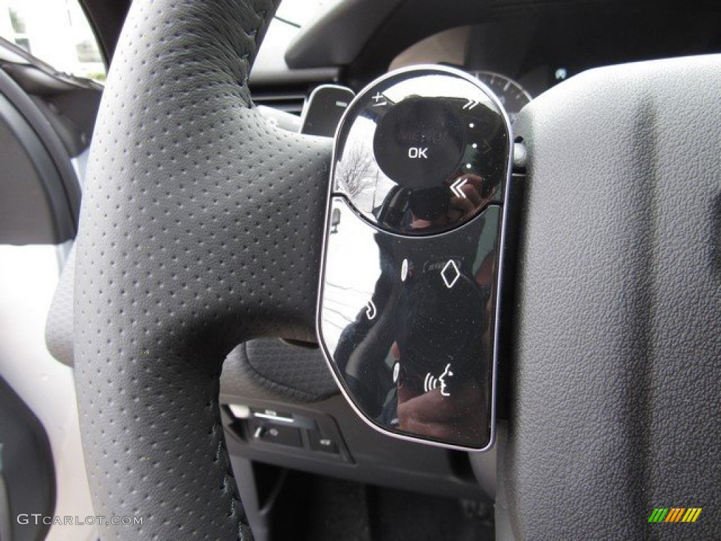 2019 Land Rover Range Rover Velar S Ebony Steering Wheel Photo #131731427