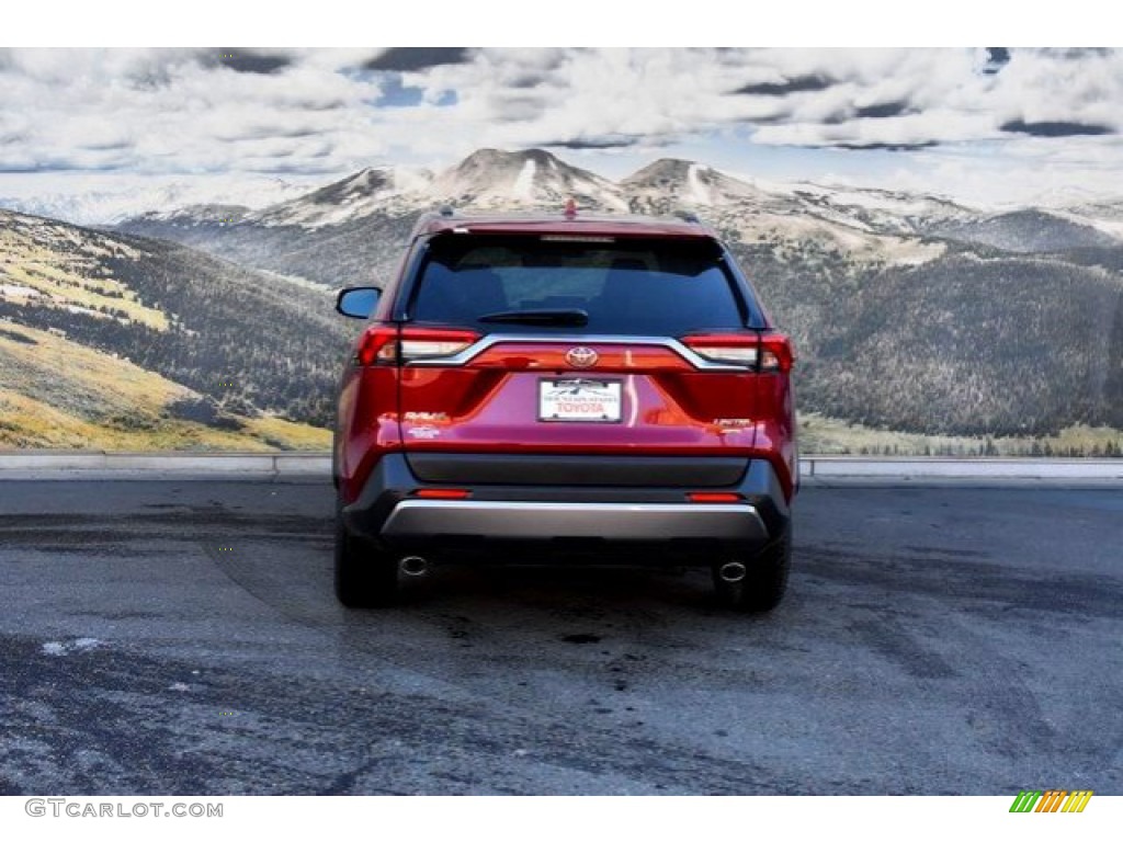 2019 RAV4 Limited AWD - Ruby Flare Pearl / Light Gray photo #4