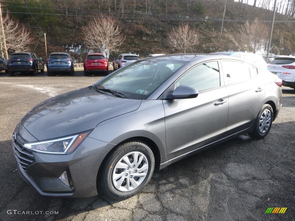 2019 Elantra SE - Machine Gray / Gray photo #4