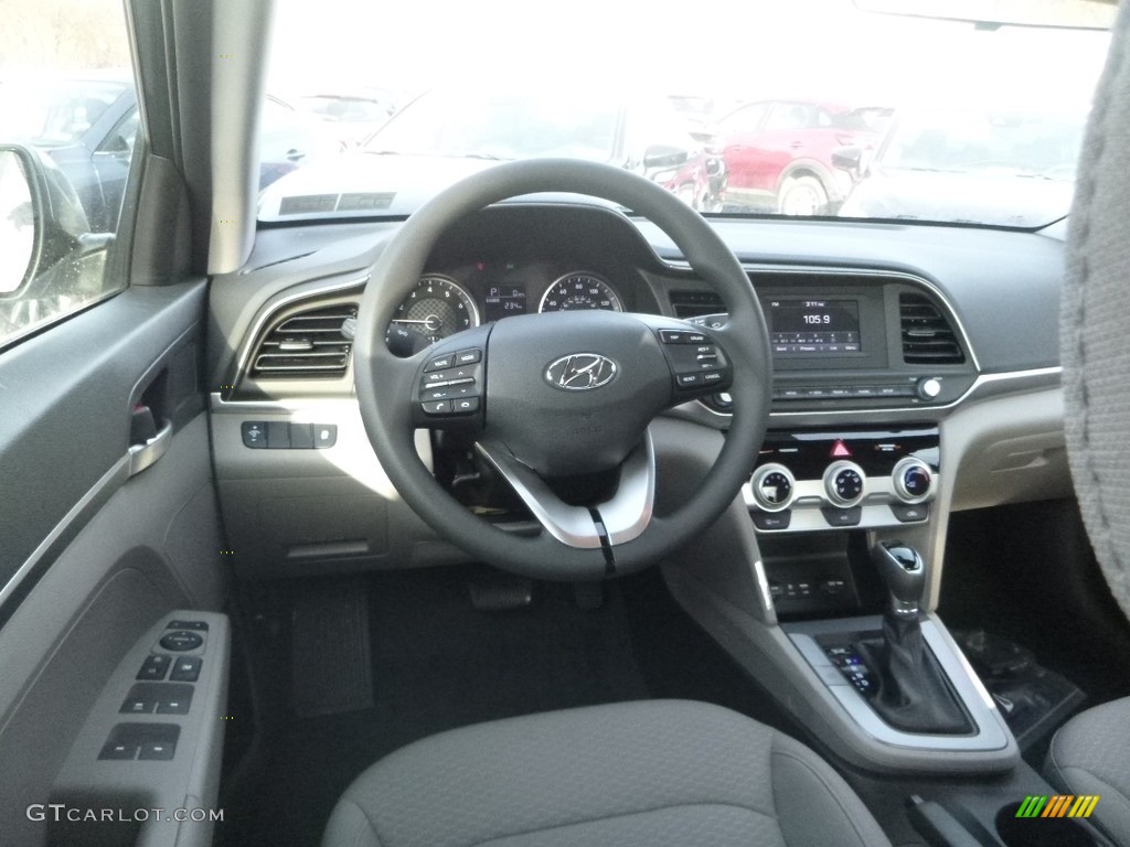 2019 Elantra SE - Machine Gray / Gray photo #9
