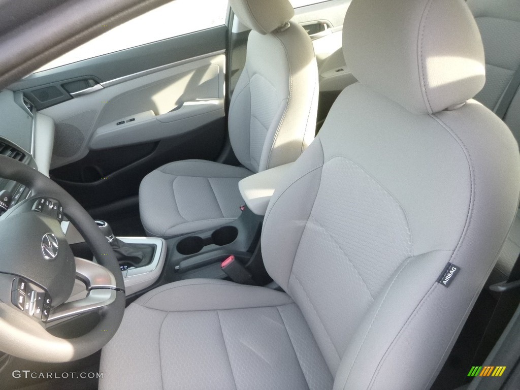 2019 Elantra SE - Machine Gray / Gray photo #11