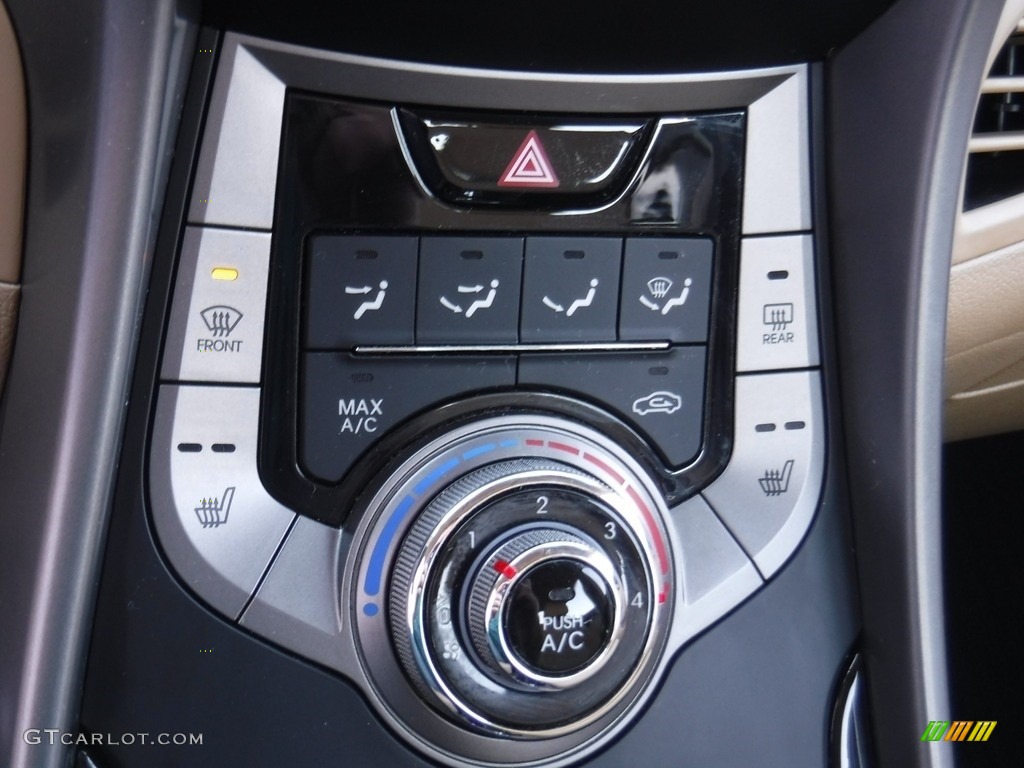 2013 Elantra GLS - Shimmering White / Beige photo #16