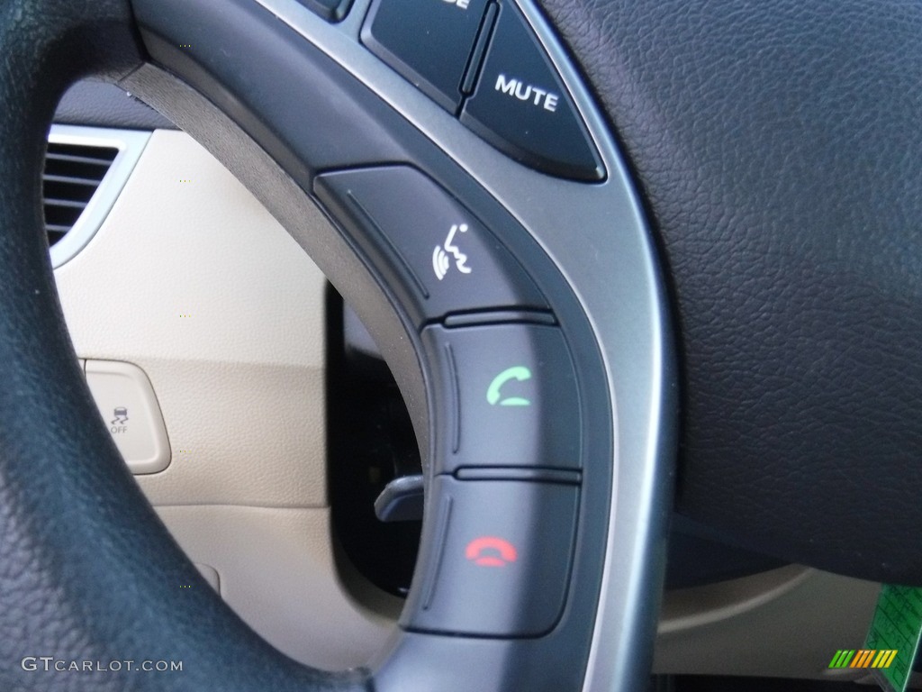 2013 Elantra GLS - Shimmering White / Beige photo #19
