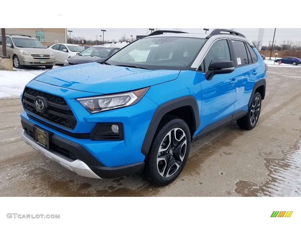 Blue Flame 2019 Toyota RAV4 Adventure AWD Exterior Photo #131734762