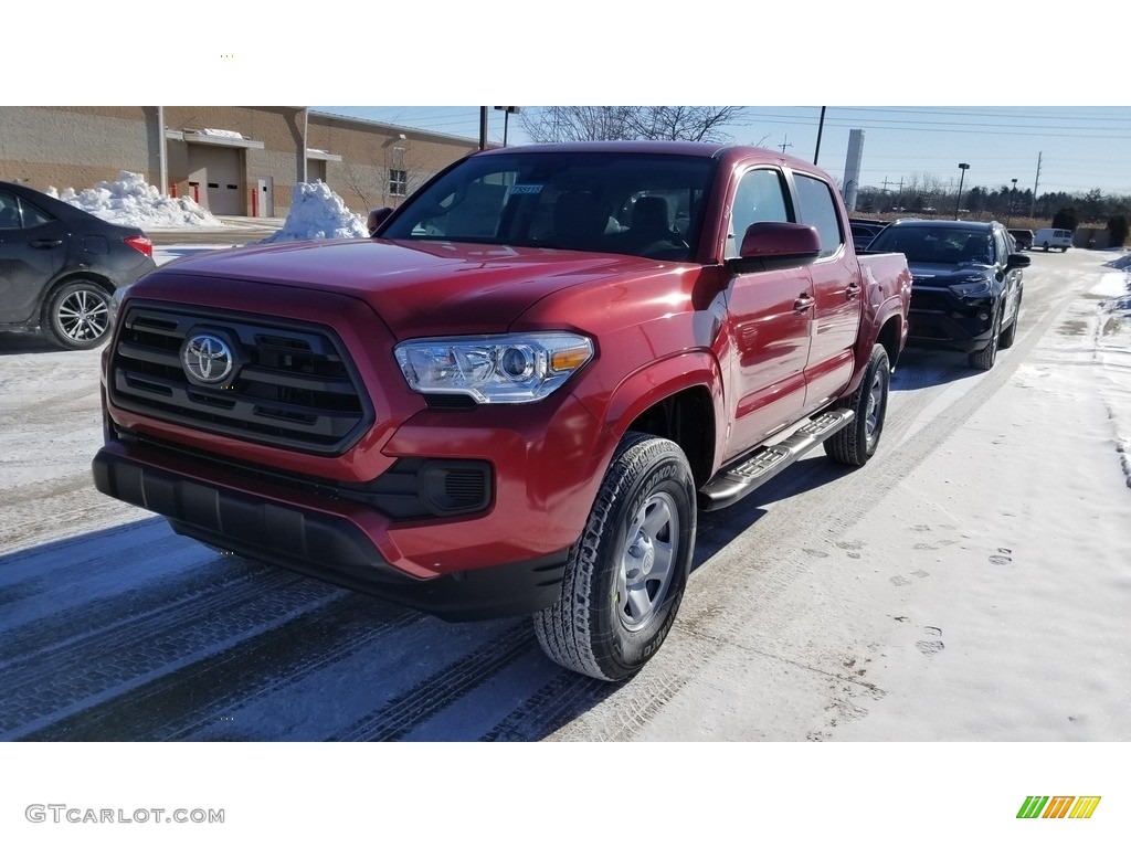 2019 Tacoma SR Double Cab 4x4 - Barcelona Red Metallic / Cement Gray photo #1